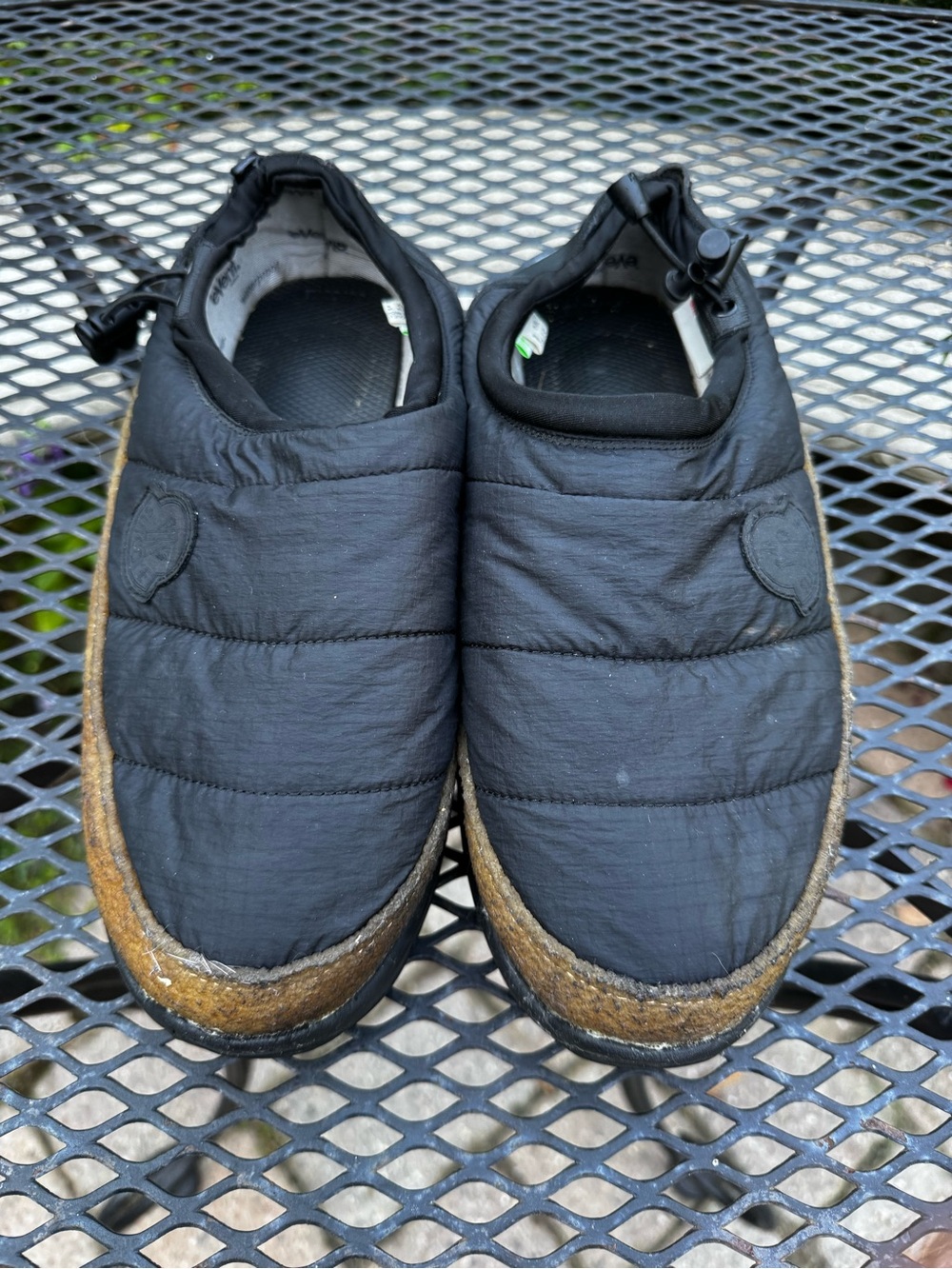 Suicoke Pepper eVent Waterproof Insulated Slip on Shoes Moccasins Black Size